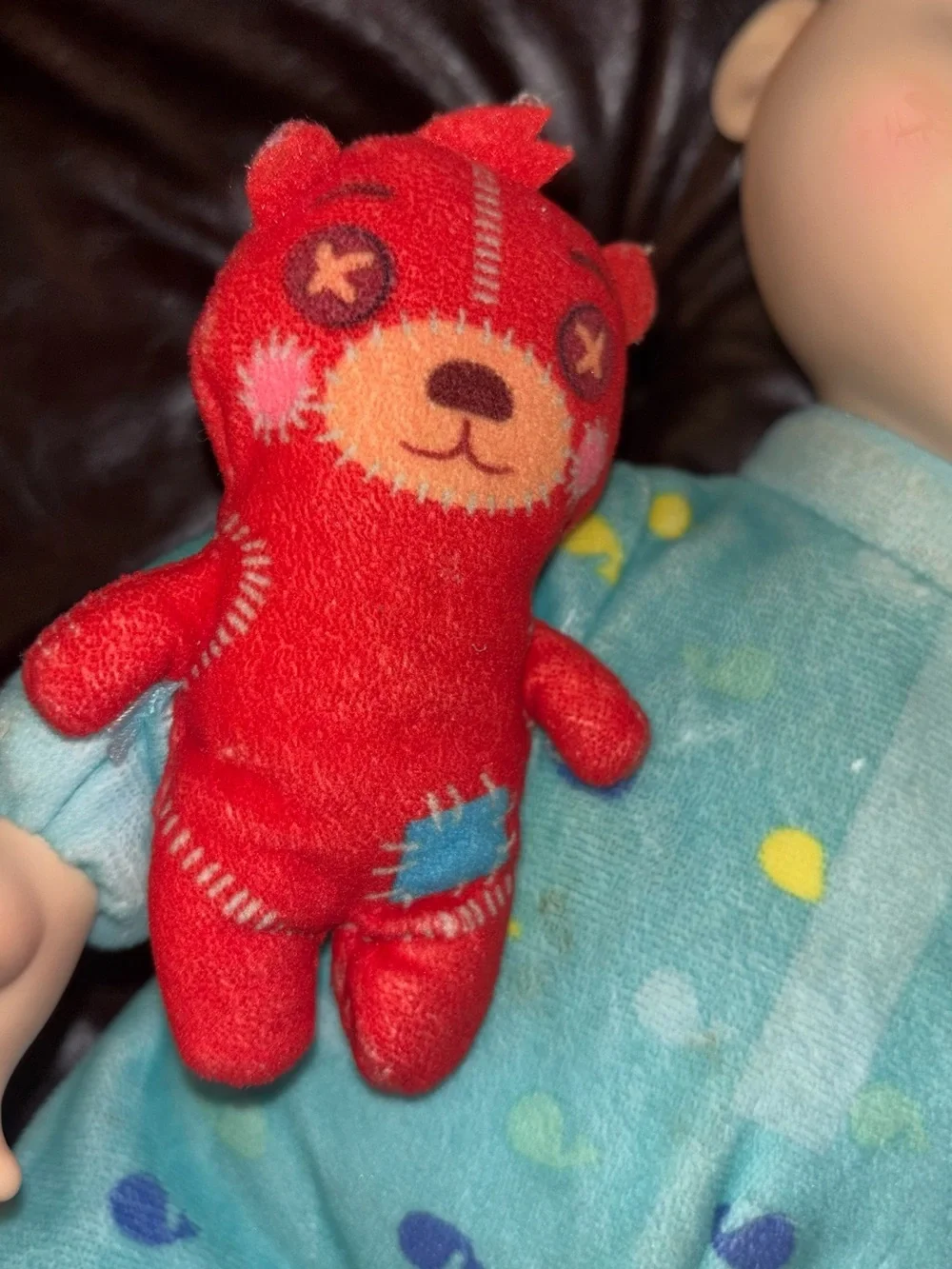 Cocomelon Musical Bedtime JJ Doll with Red Teddy Bear 12.5